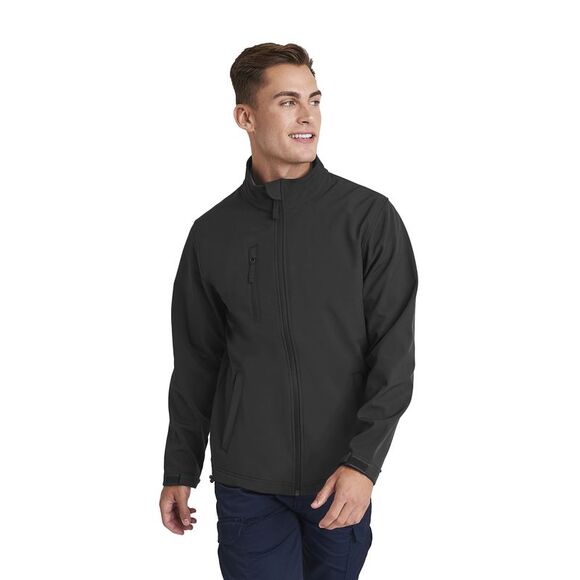 PRO RTX Mens 3 Layer Soft Shell Jacket / Charcoal - Picture 3 of 3